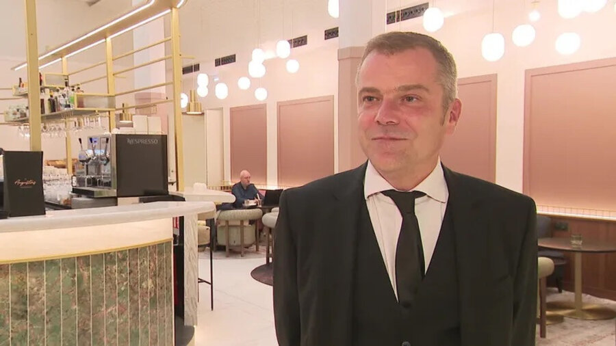 Thibaut Petit, directeur de l'hôtel