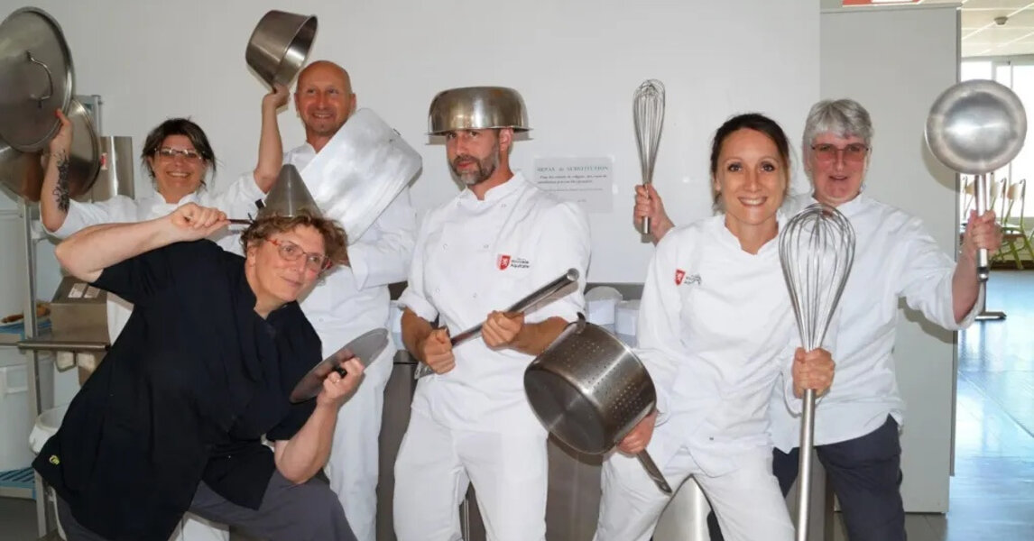 Cuisiniers du lycée Jean-Moulin en route pour la finale régionale du concours des chefs