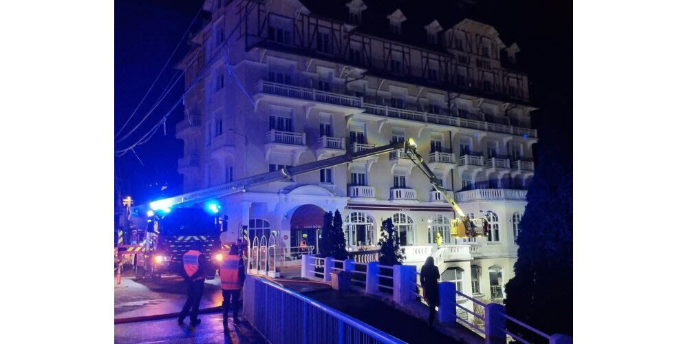 Feu dans un hôtel à Brides-les-Bains : 45 personnes évacuées