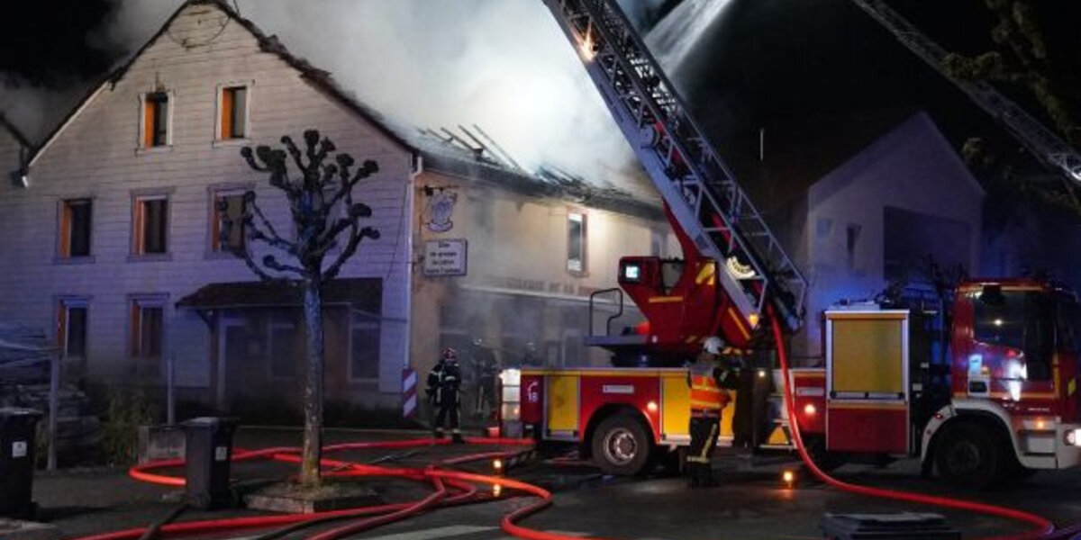 Incendie impressionnant à Saulxures-sur-Moselotte 2