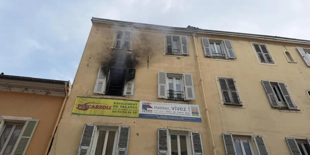 Plusieurs personnes évacuées après un incendie dans un hôtel du centre de Nice