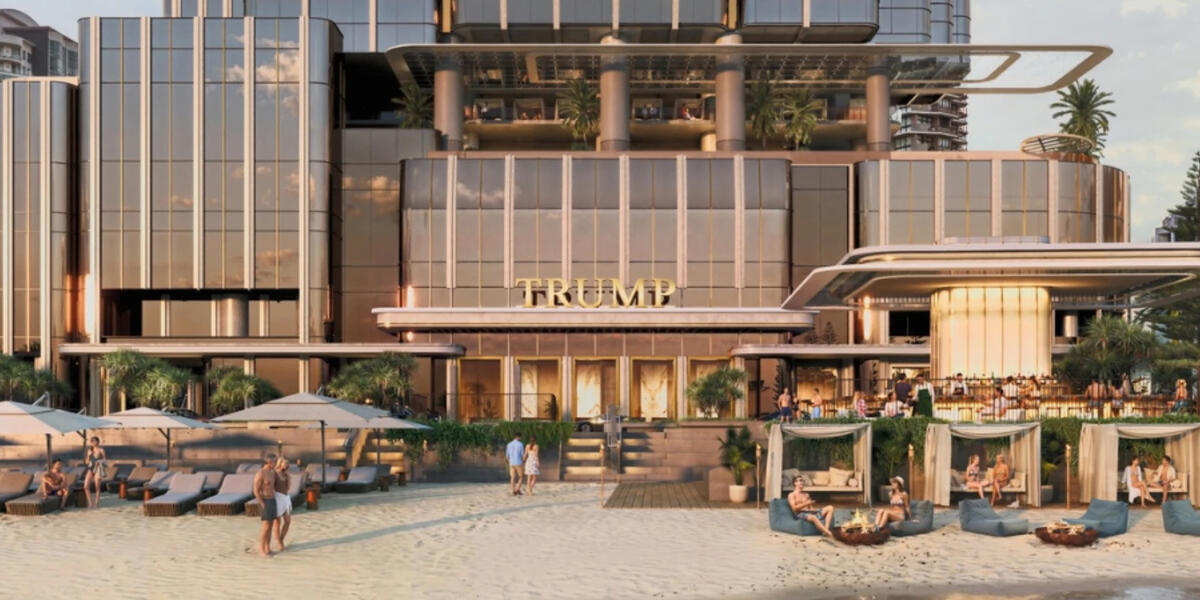 Trump annonce un premier projet hôtelier de luxe en Australie