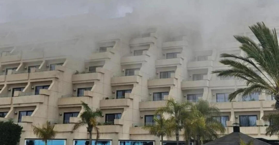 Début d’incendie dans un hôtel de Costa Teguise, Lanzarote