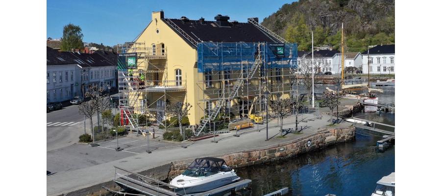 Ombyggingen ble større enn ventet