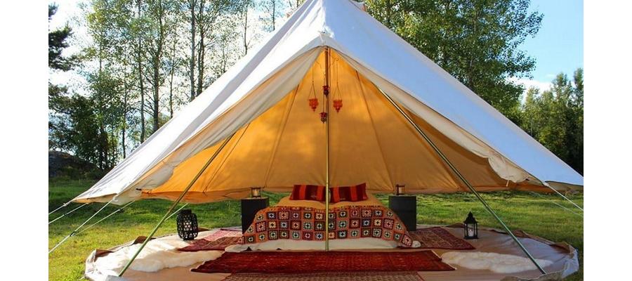 Camping har blitt trendy