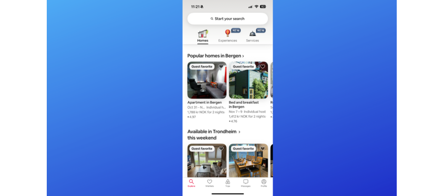 Airbnb fortsetter utviklingen – vil eie hele reisen