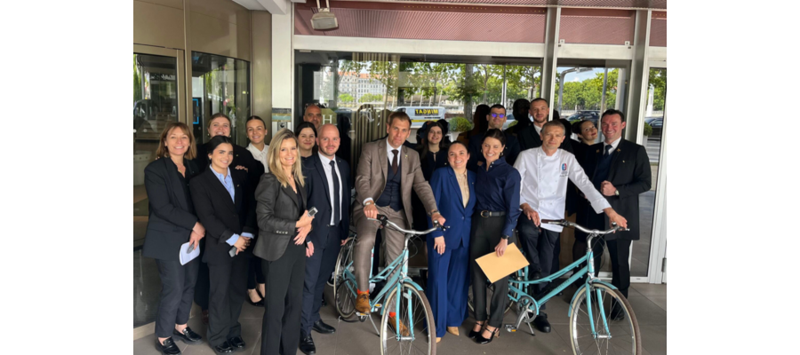 Le Sofitel se met à la bicyclette