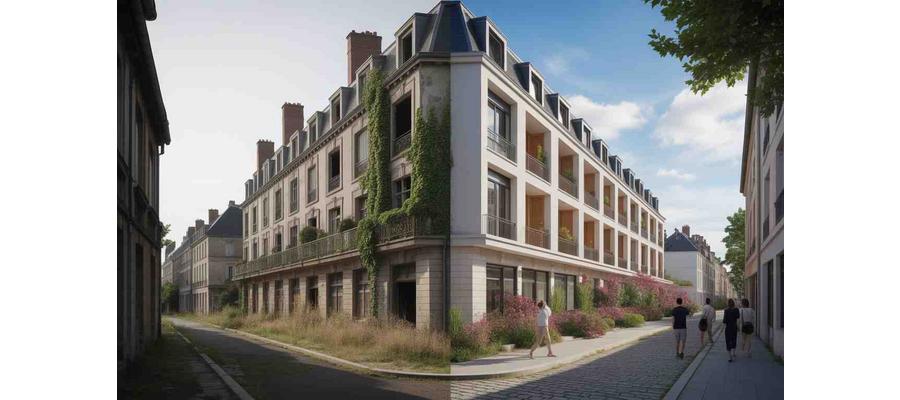 L’hôtel Saint-Louis se transforme : d’une friche hôtelière à des logements modernes au centre de Saint-Omer