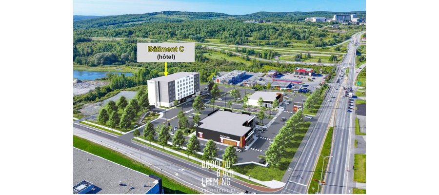 Le projet de l’hôtel à Fleurimont progresse vers le conseil municipal