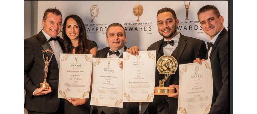 Le domaine de la Klauss de Montenach remporte le prix de l'hôtel le plus romantique du monde