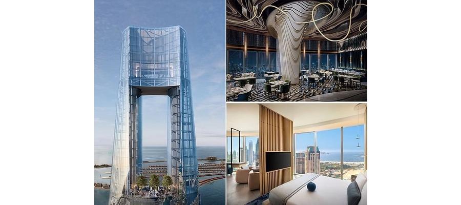 À l'intérieur de l'hôtel le plus haut du monde, qui compte 82 étages