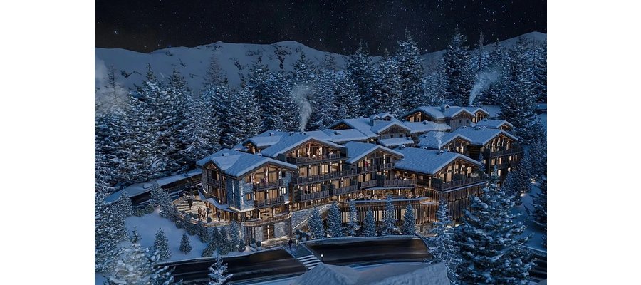 Raffles Hotels & Resorts Dévoile Sa Première Adresse En Montagne Sur Les Pistes Mythiques De Courchevel 1850