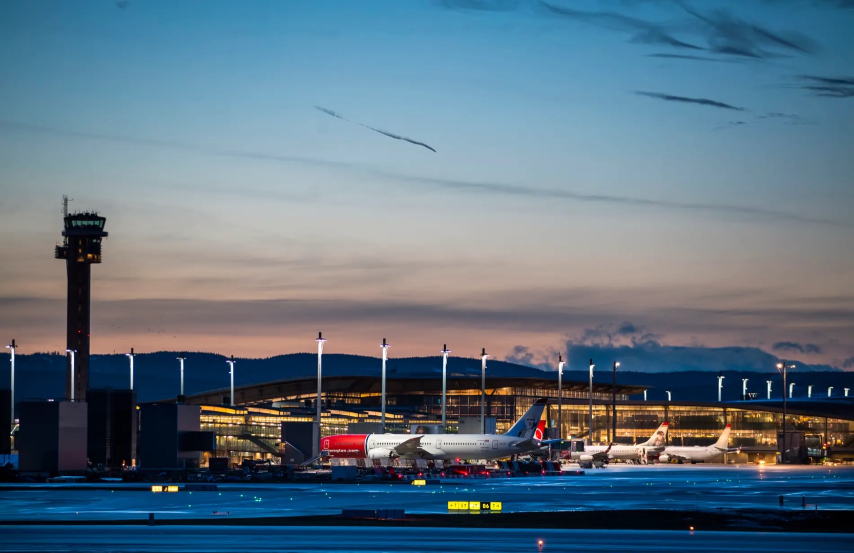 Oslo lufthavn mest punktlig av de største flyplassene i Europa