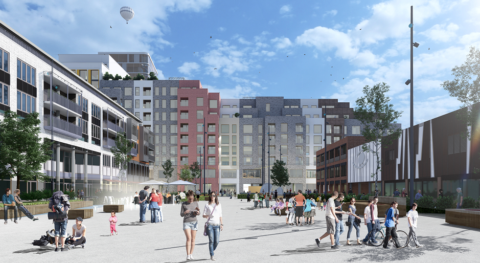 Kommunedirektøren reagerer på dette prosjektet, som inkluderer hotell – mener det blir for høyt og får konsekvenser for solforholdene