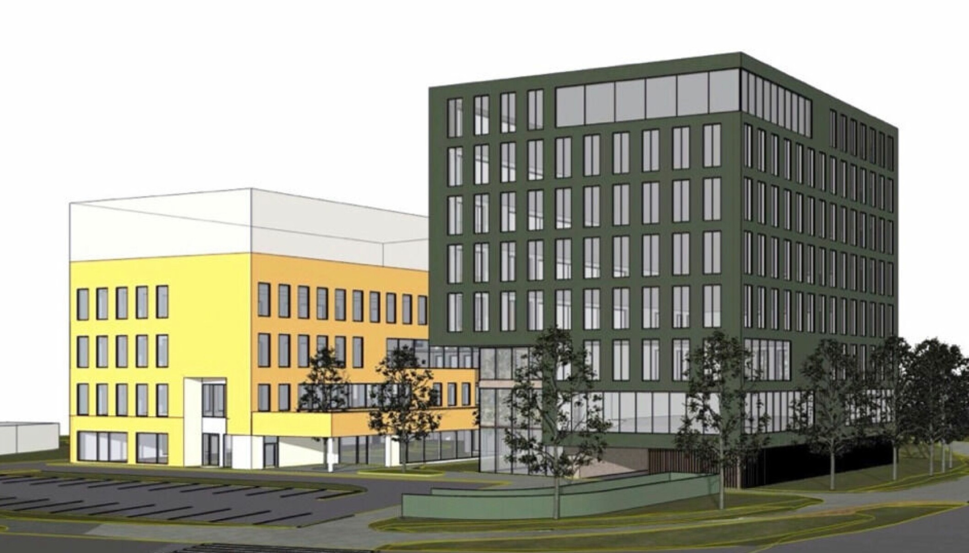 Planlegger nytt hotell og kontorer rett ved flyplassen