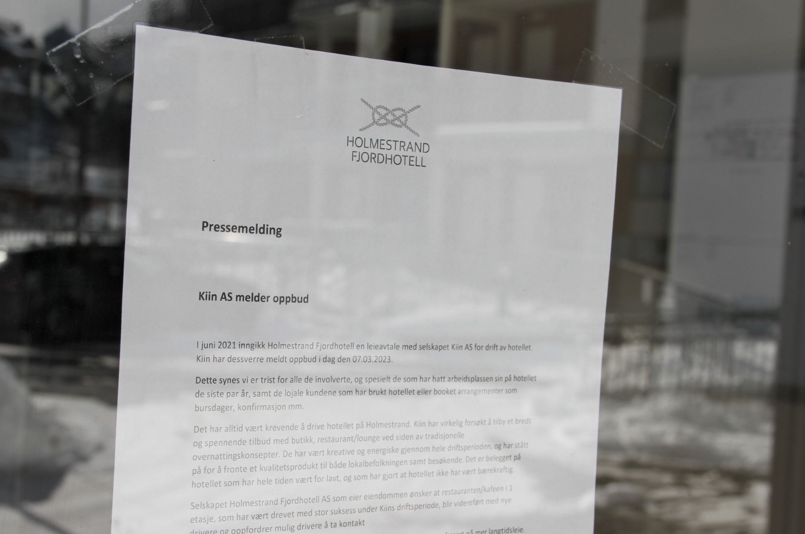 Ingen kommentar om situasjonen for brukere av hotellet