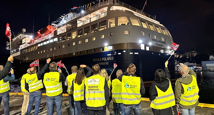 Havila Polaris endelig hjemme