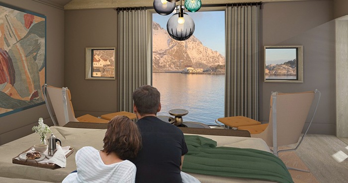 Skriver historie med nytt bryggehotell i Lofoten