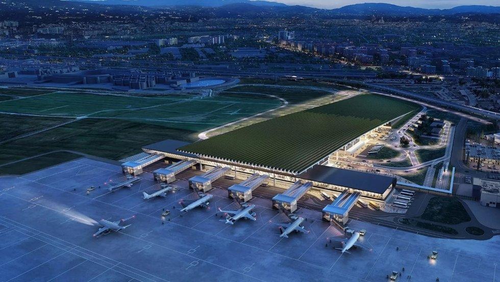 Firenze vil bygge flyplass med egen vingård på taket
