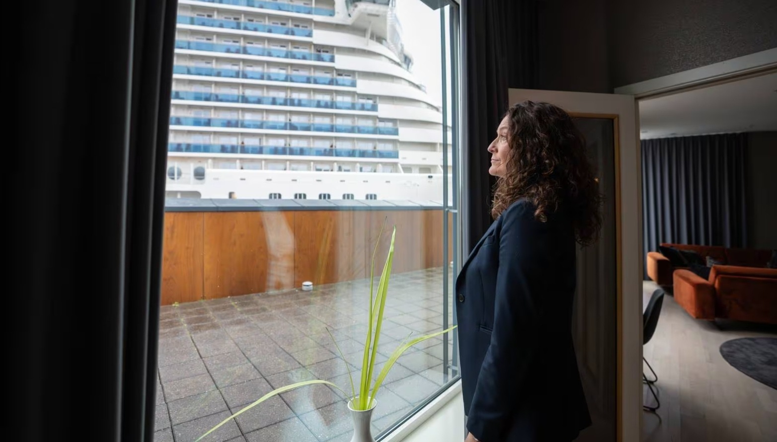 Går til rettssak fordi cruiseskip stenger for utsikten