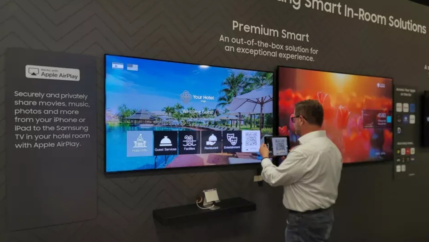 Sammen med Samsung om hotell-tv