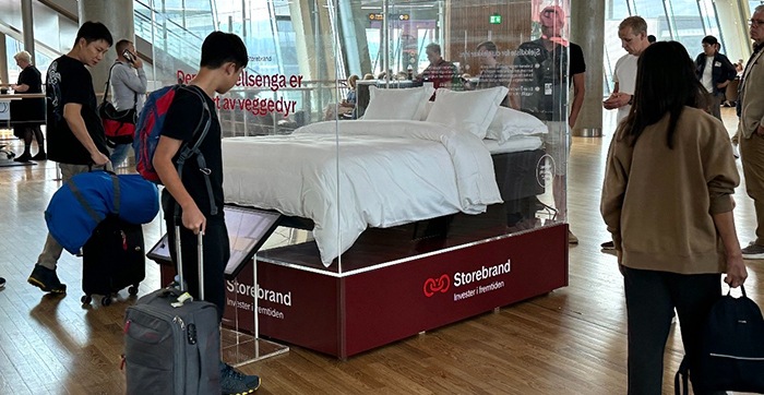 Levende veggedyr på Oslo lufthavn