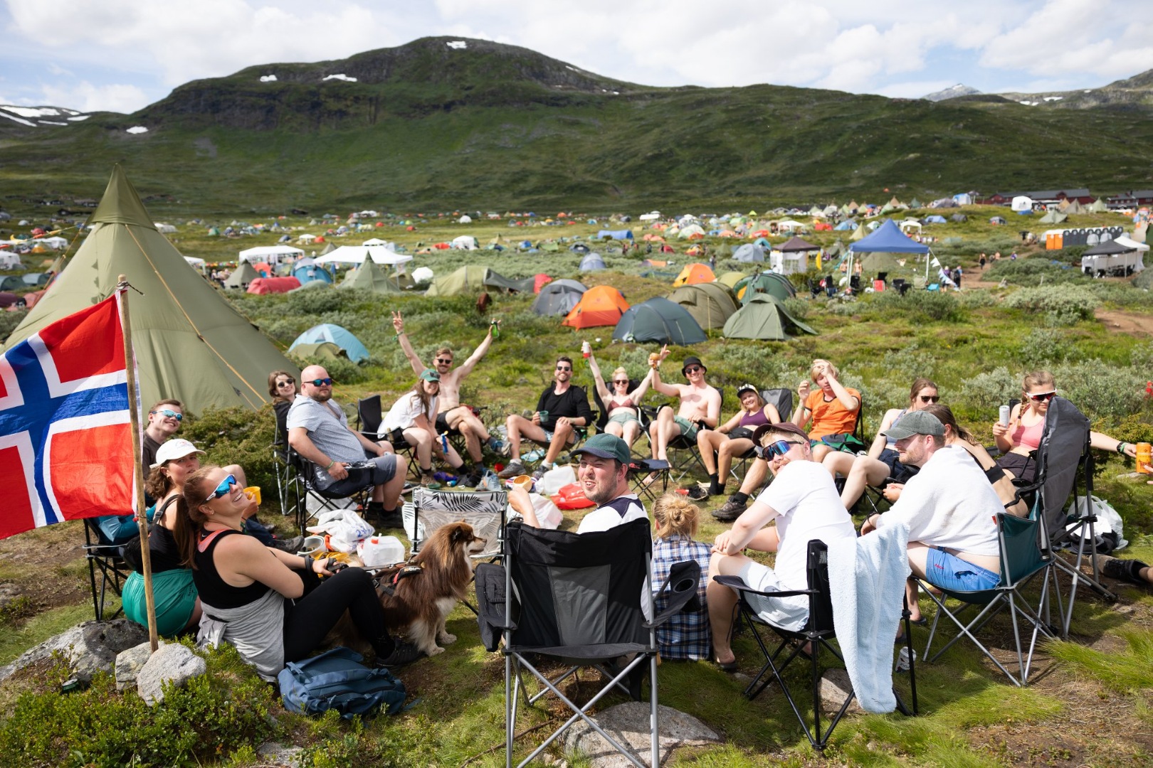 Fjellet rocker i Sommer-Valdres
