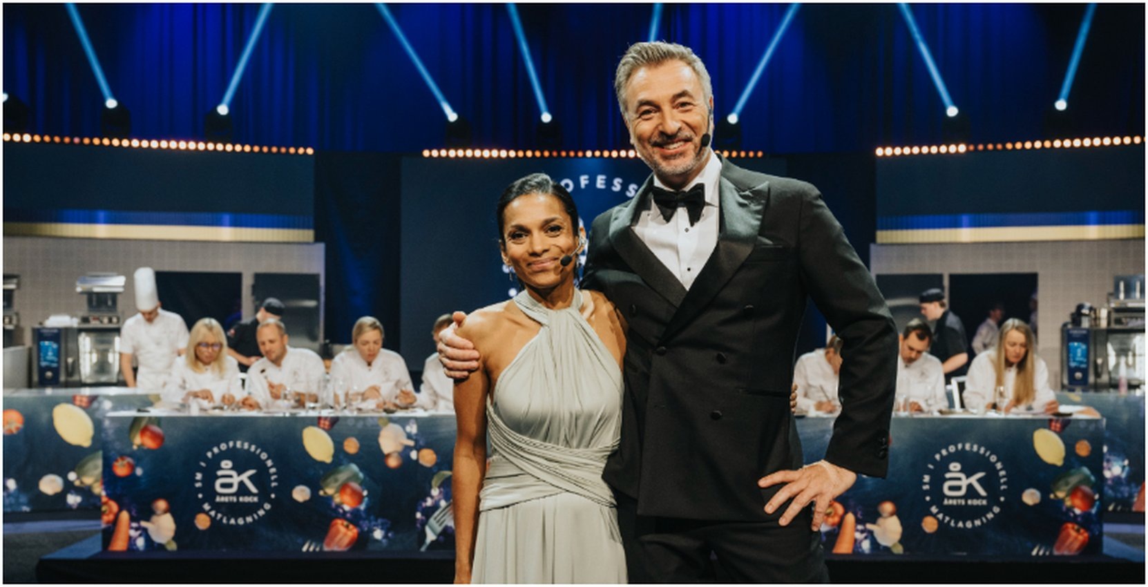 Jessie och Tareq guidar tittarna i Årets kock 2024