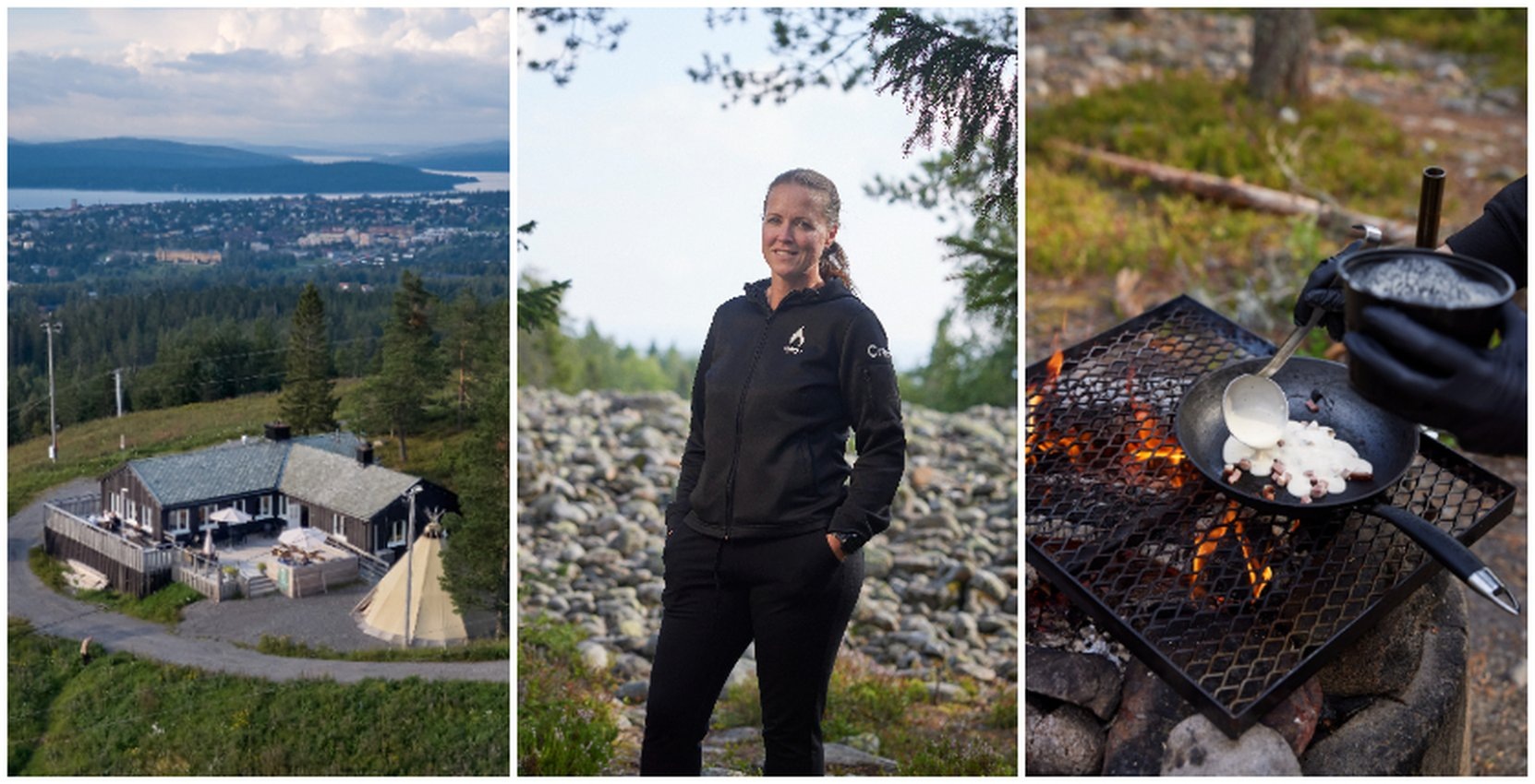 Goda utsikter hos Härnö Outdoor Lodge