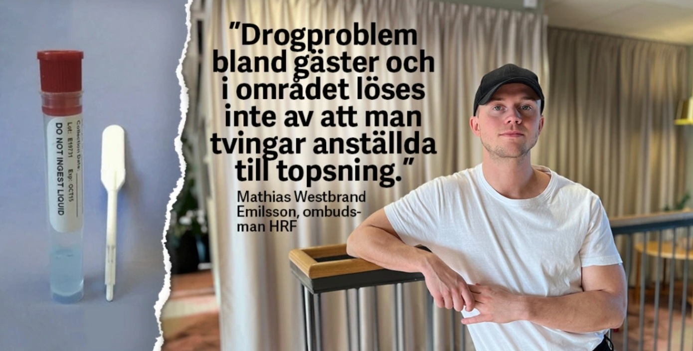 Scandic vill göra slumpvisa drogtester