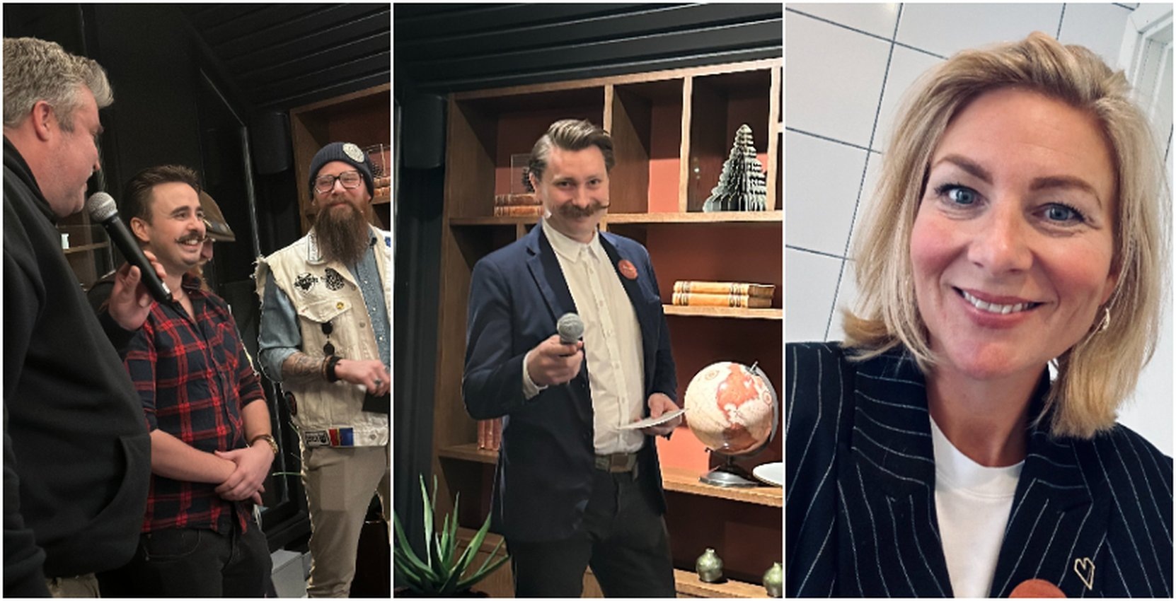Lyckad mustaschkamp på Clarion i Östersund