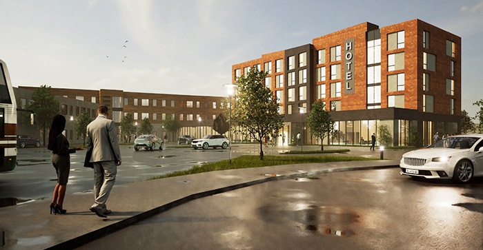 Nå bygges nye Comfort Hotel Grenlandsporten