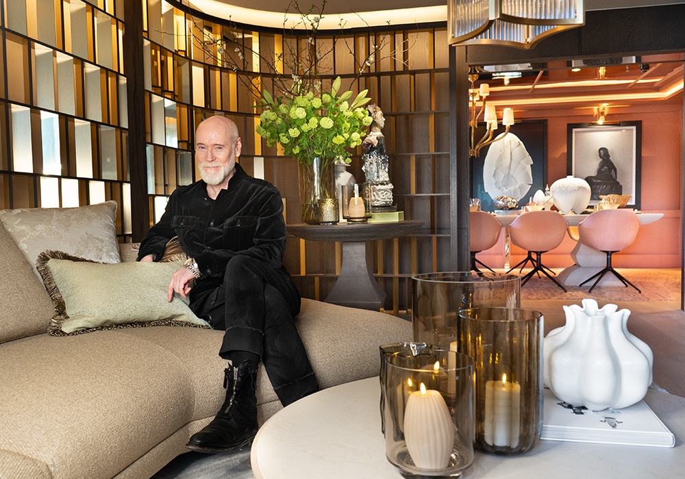 Lars Wallin designar en hotellsvit i Göteborg