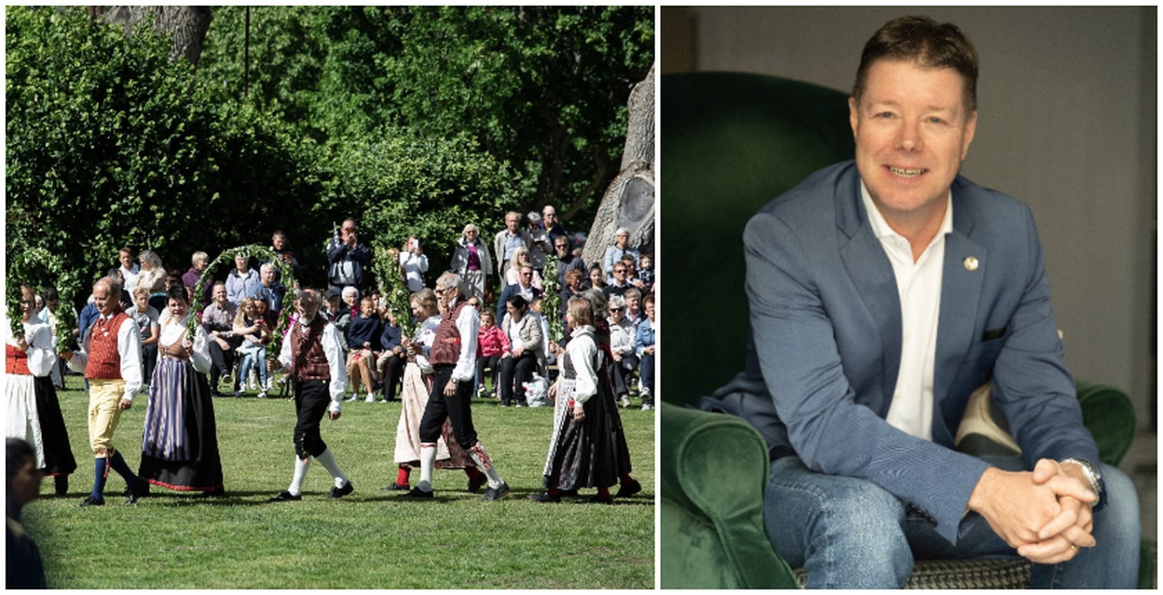 Traditionsenlig midsommar på Högbo Bruk