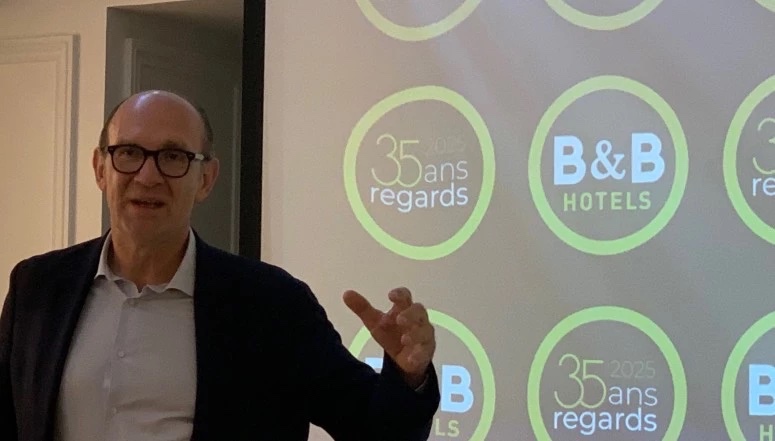 Fabrice Collet, président du groupe B&B Hotels.