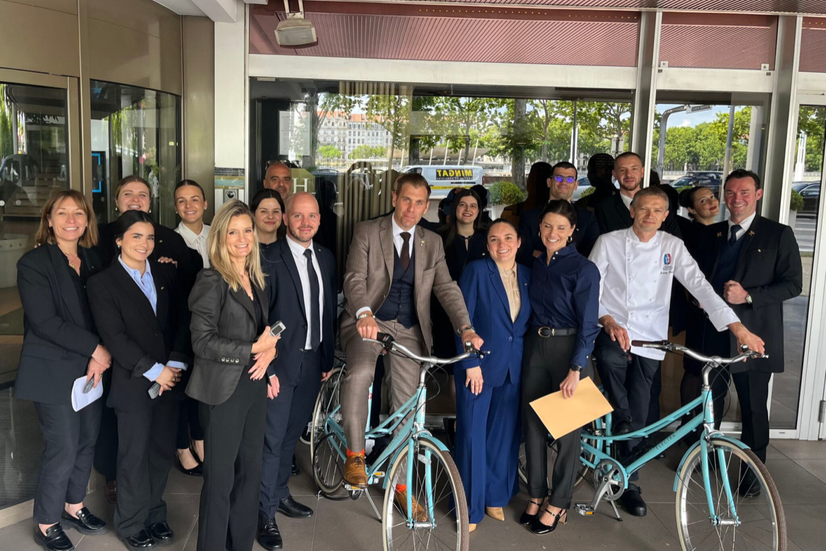 Le Sofitel se met à la bicyclette