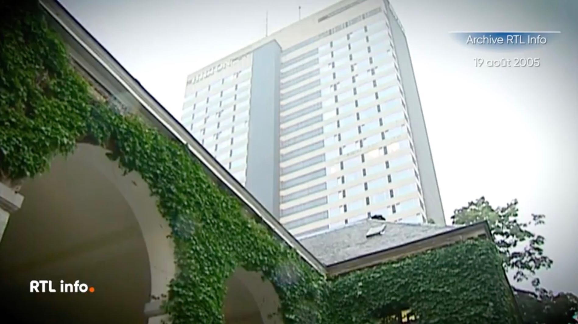 Une ancienne histoire d´áctualite - En 2005, l'hôtel Hilton de Bruxelles organisait un grand exercice d'évacuation
