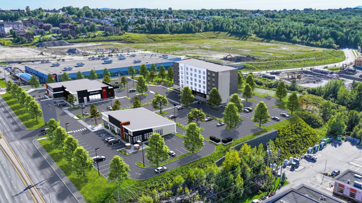 Un hôtel s’ajoutera au paysage dans l’est de Sherbrooke
