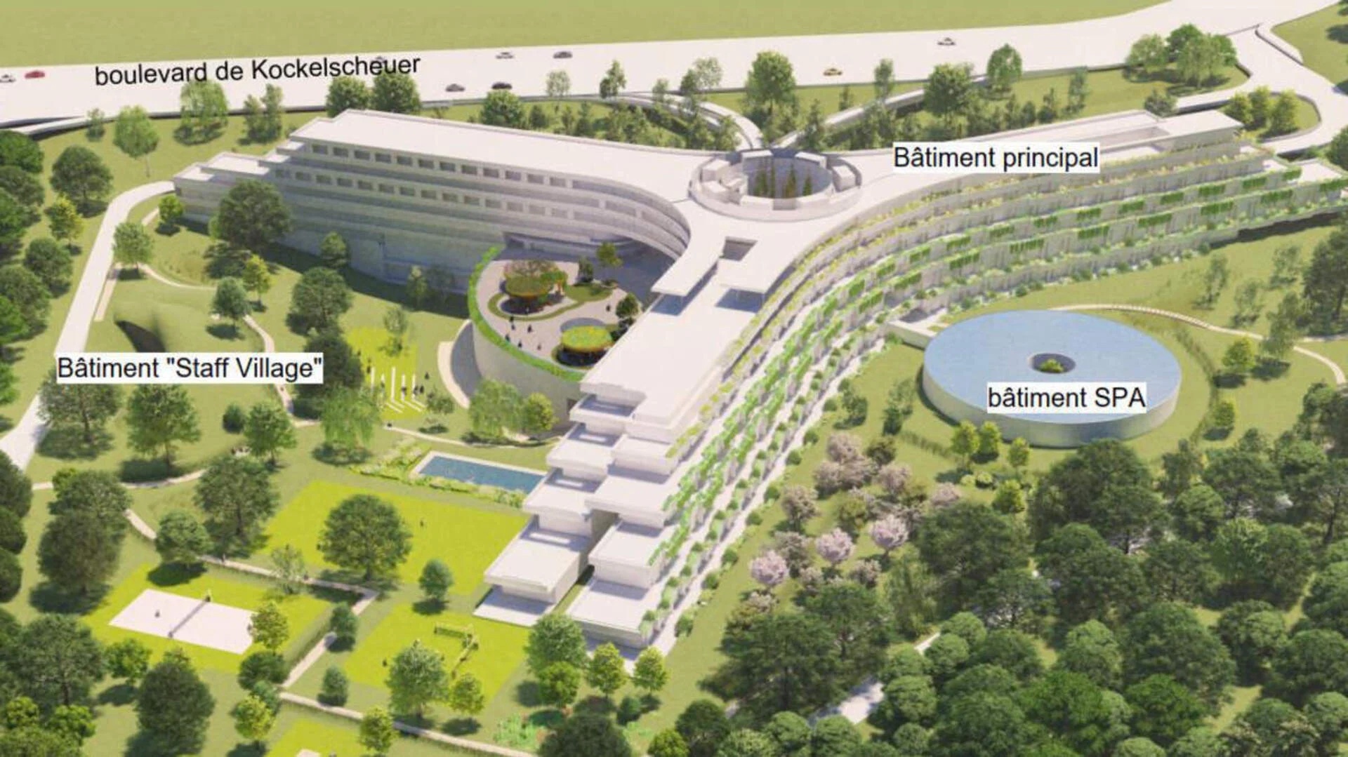 Pourquoi le complexe hôtelier et de loisirs «Forêt d’Or», face au Stade de Luxembourg, n’avance pas