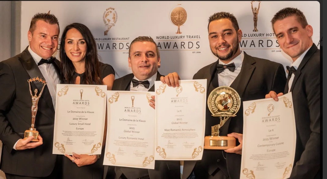 Le domaine de la Klauss de Montenach remporte le prix de l'hôtel le plus romantique du monde