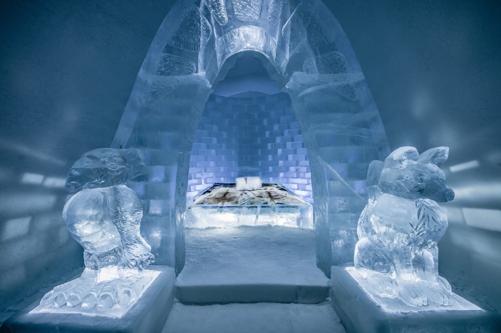 Les hôtels de glace les plus spectaculaires à travers le monde