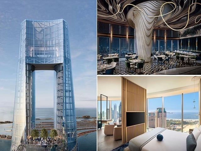 À l'intérieur de l'hôtel le plus haut du monde, qui compte 82 étages