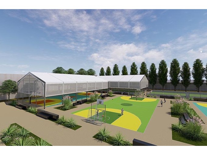 À Hyères, les travaux du campus sportif du Golf Hôtel avancent