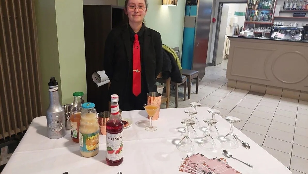 Les futurs barmen de la filière hôtellerie-restauration du CFA de la CCI du Mans formés à dire non à l'alcool