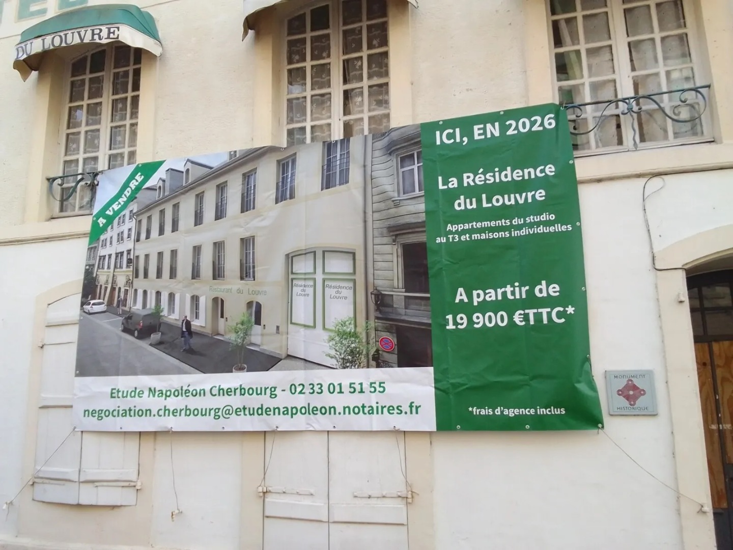 EST-CE LA FIN DU GRAND HÔTEL  DU LOUVRE DE VALOGNES ?
