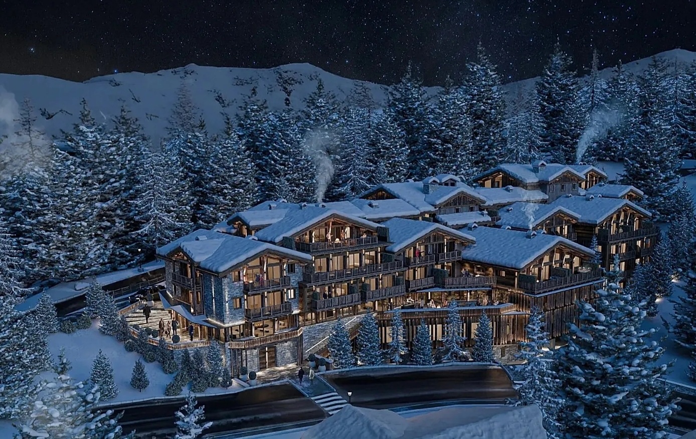 Raffles Hotels & Resorts Dévoile Sa Première Adresse En Montagne Sur Les Pistes Mythiques De Courchevel 1850