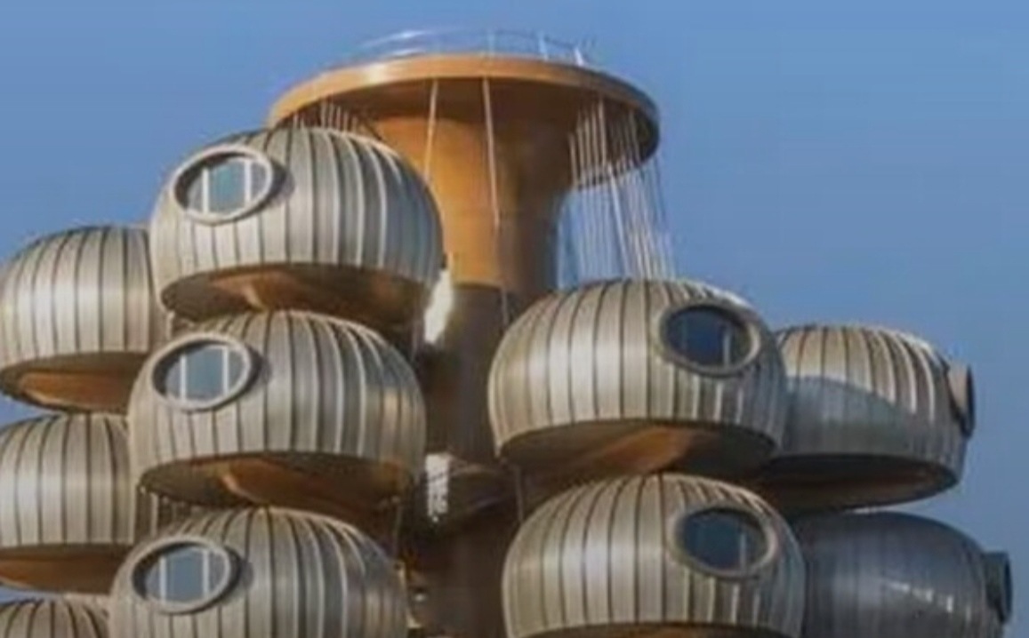 Cet hôtel futuriste unique en